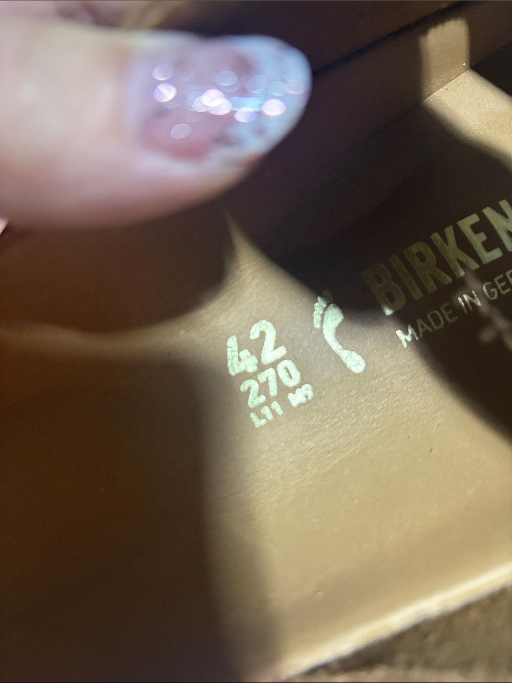 Birkenstock Arizona Cognac /Gold Buckles Narrow 42 NEW - Picture 8 of 8